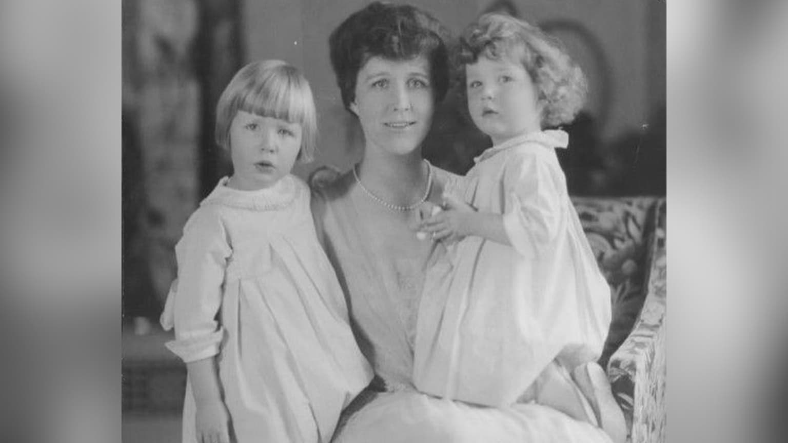 Mary Birch with her two children